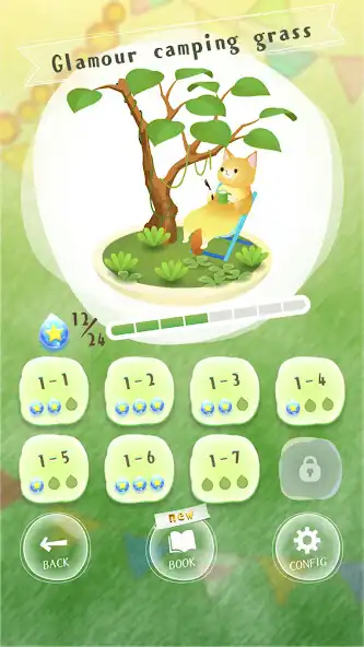 Play Cat grass puzzle as an online game Cat grass puzzle with UptoPlay