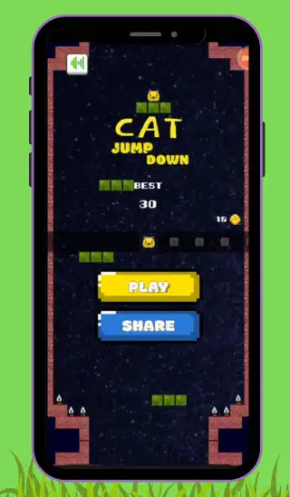 Play Cat Jump Down  and enjoy Cat Jump Down with UptoPlay