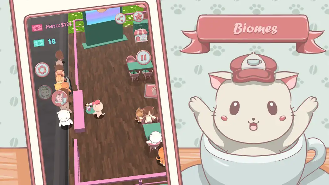 Play Cats and Coffee: Cute Café  and enjoy Cats and Coffee: Cute Café with UptoPlay