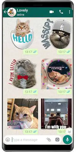 Play Cat Stickers WAStickerApps cat memes funny as an online game Cat Stickers WAStickerApps cat memes funny with UptoPlay