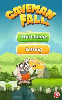 Play Caveman Fall down