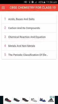 Play CBSE CHEMISTRY FOR CLASS 10