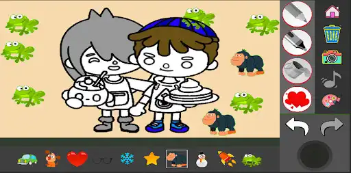 Play ccplay toca life coloring book  and enjoy ccplay toca life coloring book with UptoPlay