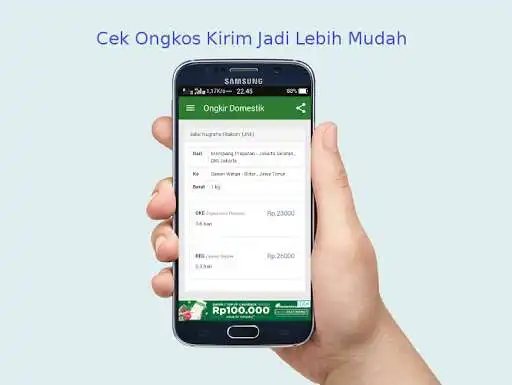 Play Cek Ongkir JNE, TIKI, POS  (All Kurir)  and enjoy Cek Ongkir JNE, TIKI, POS  (All Kurir) with UptoPlay