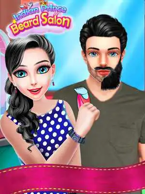 Play Celebrity Fashion Beard Salon  - Indian Games