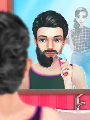 Play Celebrity Fashion Beard Salon  - Indian Games