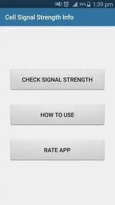 Play Cell Signal Strength Info