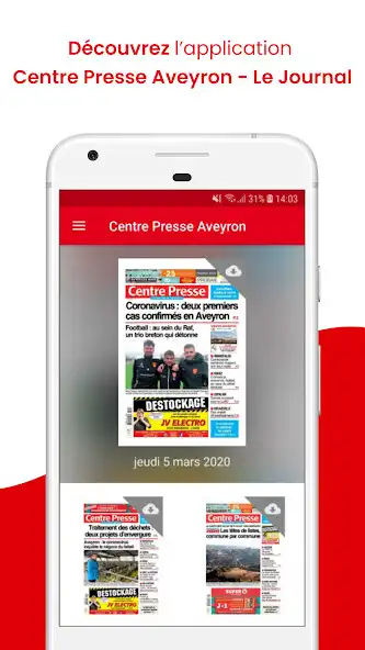 Play Centre Presse Aveyron, Le Journal  and enjoy Centre Presse Aveyron, Le Journal with UptoPlay