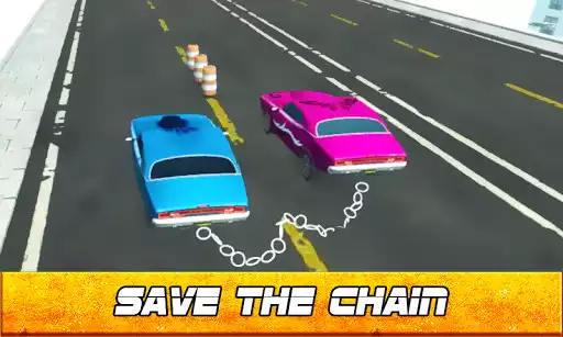 Play Chained 3D Cars - City Rush Race as an online game Chained 3D Cars - City Rush Race with UptoPlay