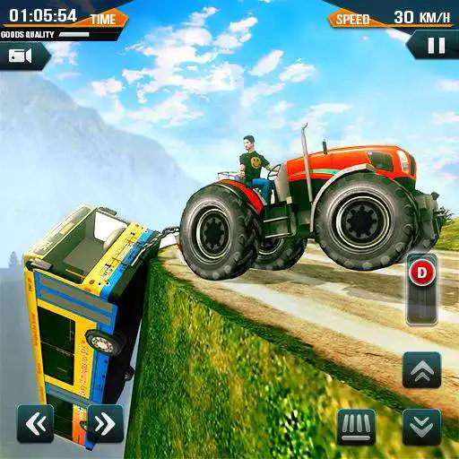 Run free android online Chained Tractor Bus Towing Duty 2019 APK