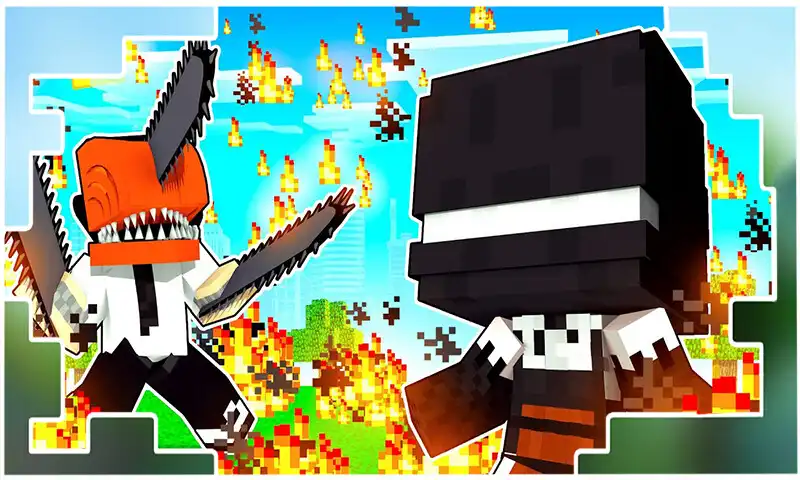 Play Chainsaw Man Mod MCPE  and enjoy Chainsaw Man Mod MCPE with UptoPlay