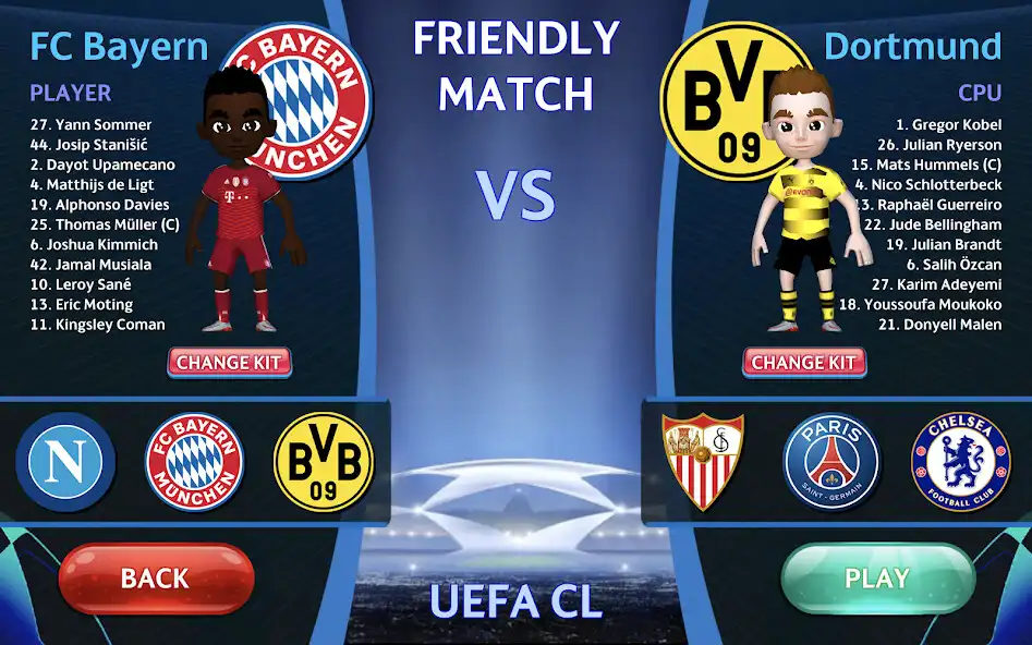 Play Champions League - UEFA Game  and enjoy Champions League - UEFA Game with UptoPlay