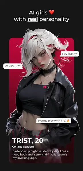 Play Character AI: Girlfriend Chat  and enjoy Character AI: Girlfriend Chat with UptoPlay