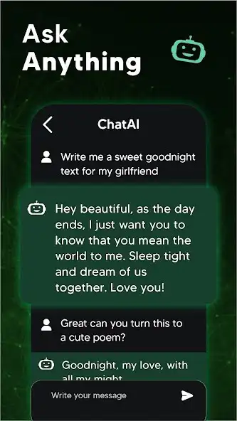 Play ChatAI: AI Chat  Ask Anything as an online game ChatAI: AI Chat  Ask Anything with UptoPlay