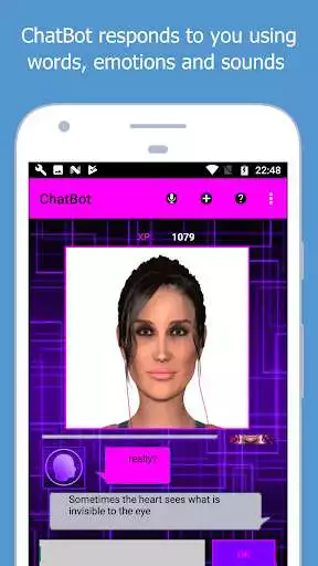 Play ChatBot Virtual Girl (Prank)  and enjoy ChatBot Virtual Girl (Prank) with UptoPlay