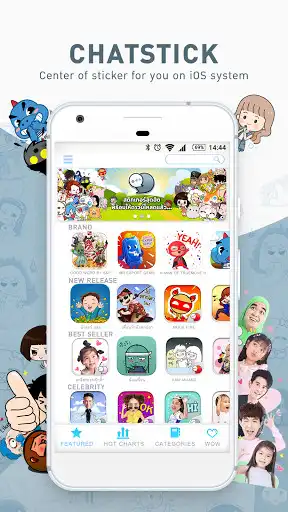 Play ChatStick Market : Stickers for All Application  and enjoy ChatStick Market : Stickers for All Application with UptoPlay