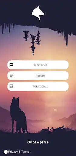 Play Chatwolfie - Live Chat Rooms as an online game Chatwolfie - Live Chat Rooms with UptoPlay