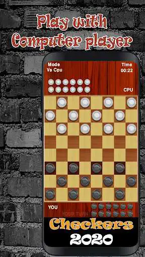 Play Checkers 2020 (Offline) as an online game Checkers 2020 (Offline) with UptoPlay