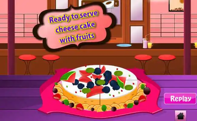 Play Cheesecake with Fruits