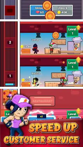 Play Chef Hero 2 - Idle Clicker as an online game Chef Hero 2 - Idle Clicker with UptoPlay