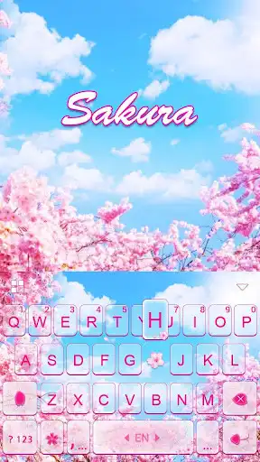 Play Cherry Sakura Keyboard Theme  and enjoy Cherry Sakura Keyboard Theme with UptoPlay