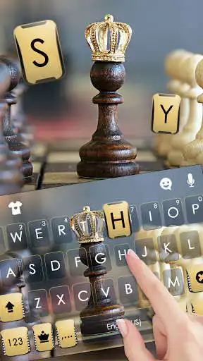 Play Chess Queen Keyboard Background as an online game Chess Queen Keyboard Background with UptoPlay