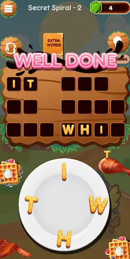 Play Chicken & Waffles Word Search as an online game Chicken & Waffles Word Search with UptoPlay