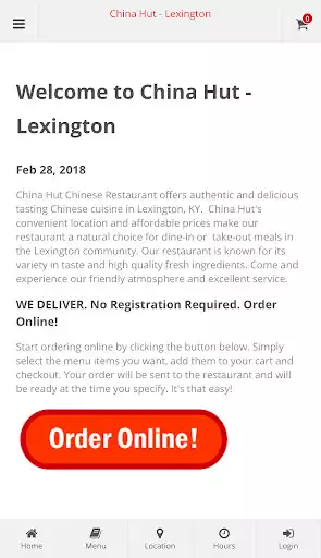 Play China Hut Lexington Online Ordering  and enjoy China Hut Lexington Online Ordering with UptoPlay