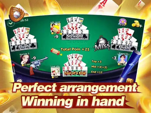 Play Chinese Poker Master - Online, Offline as an online game Chinese Poker Master - Online, Offline with UptoPlay