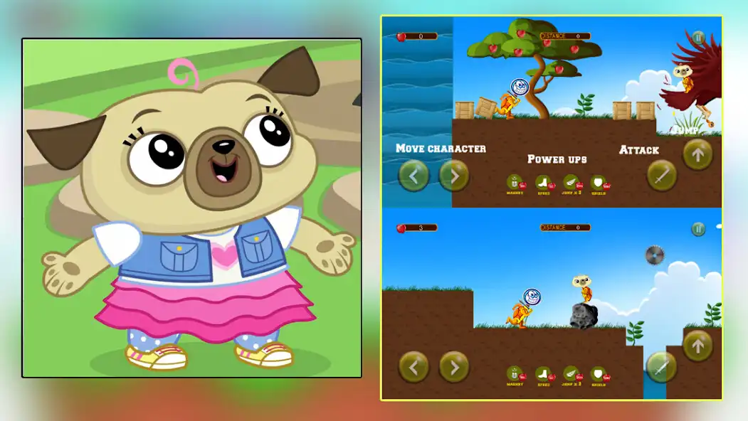 Play Chip and Potato Runner Jungle as an online game Chip and Potato Runner Jungle with UptoPlay