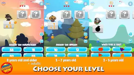 Play Chiqui Heroes: Intellectual Skills Game for Kids  and enjoy Chiqui Heroes: Intellectual Skills Game for Kids with UptoPlay