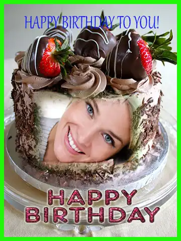 Play Chocolate Cake Photo Frames as an online game Chocolate Cake Photo Frames with UptoPlay