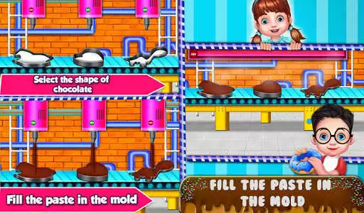 Play Chocolate Maker Factory Cooking Game as an online game Chocolate Maker Factory Cooking Game with UptoPlay