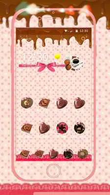 Play Chocolate Sweet Cakecups Pink Dessert Theme