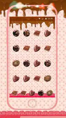 Play Chocolate Sweet Cakecups Pink Dessert Theme