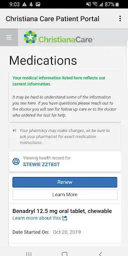 Play Christiana Care Patient Portal as an online game Christiana Care Patient Portal with UptoPlay