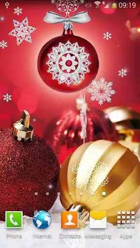 Play Christmas Balls Live Wallpaper as an online game Christmas Balls Live Wallpaper with UptoPlay