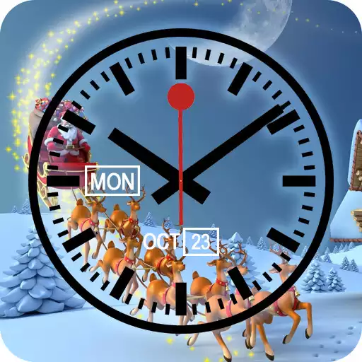 Play Christmas Clock Live Wallpaper APK