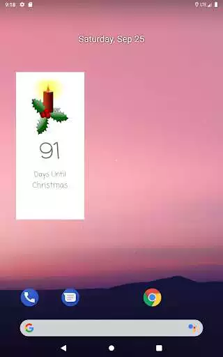 Play APK Christmas Countdown Widget  and enjoy Christmas Countdown Widget with UptoPlay com.mogoolab.android.christmascounter