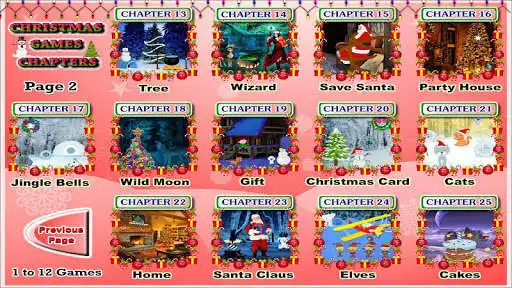 Play Christmas Escape Games - 25 Games as an online game Christmas Escape Games - 25 Games with UptoPlay