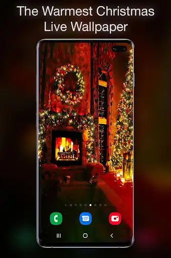 Play Christmas Fireplace Live Wallpaper  and enjoy Christmas Fireplace Live Wallpaper with UptoPlay