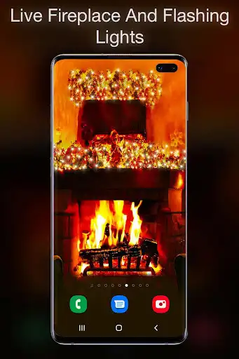 Play Christmas Fireplace Live Wallpaper as an online game Christmas Fireplace Live Wallpaper with UptoPlay