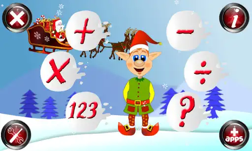 Play Christmas Games Math Santa LITE  and enjoy Christmas Games Math Santa LITE with UptoPlay