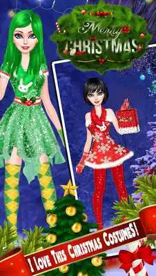 Play Christmas Girls Dressup