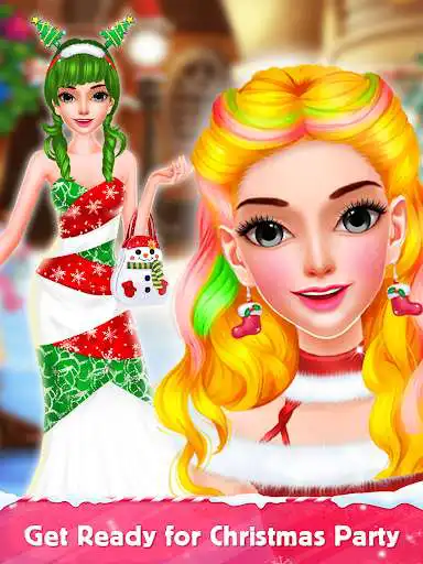 Play Christmas Girls Makeup & Dress Up Salon Game  and enjoy Christmas Girls Makeup & Dress Up Salon Game with UptoPlay