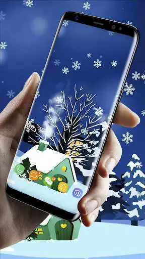 Play Christmas House Live Wallpaper as an online game Christmas House Live Wallpaper with UptoPlay