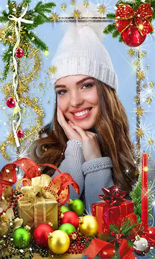 Play Christmas photo frame editor