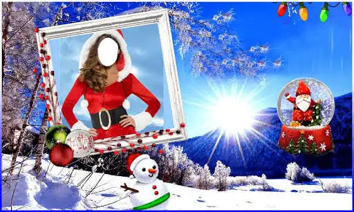 Play Christmas Snow Frames New