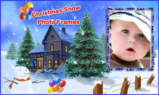 Play Christmas Snow Frames New