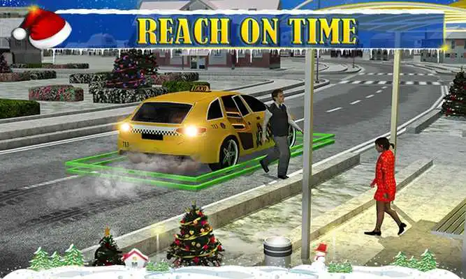 Play Christmas Taxi Duty 3D